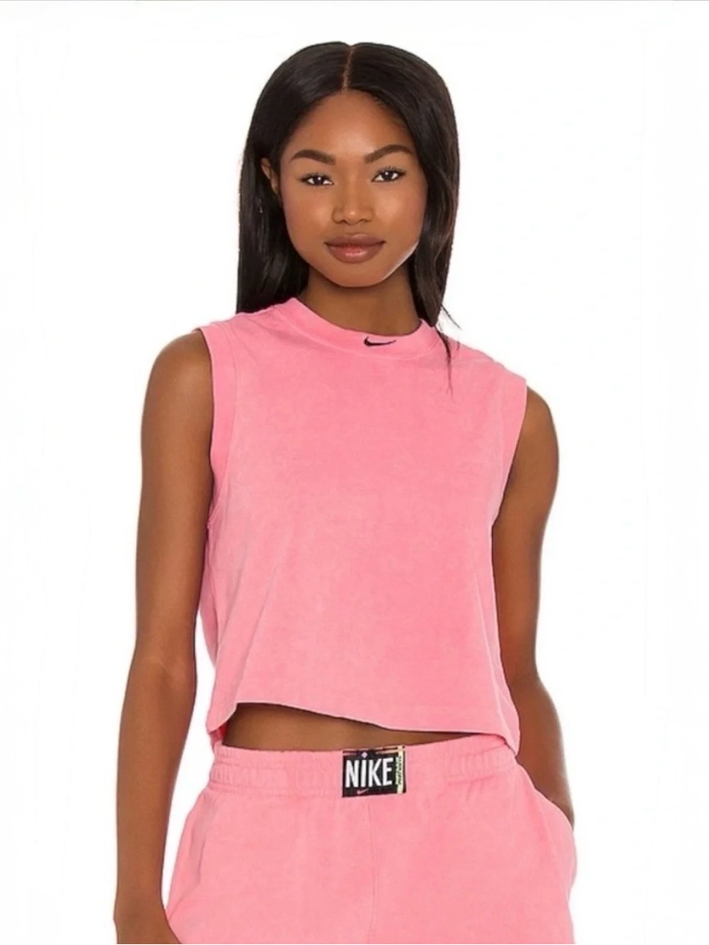 Nike Hot Pink Acid Washed Sleeveless Tank